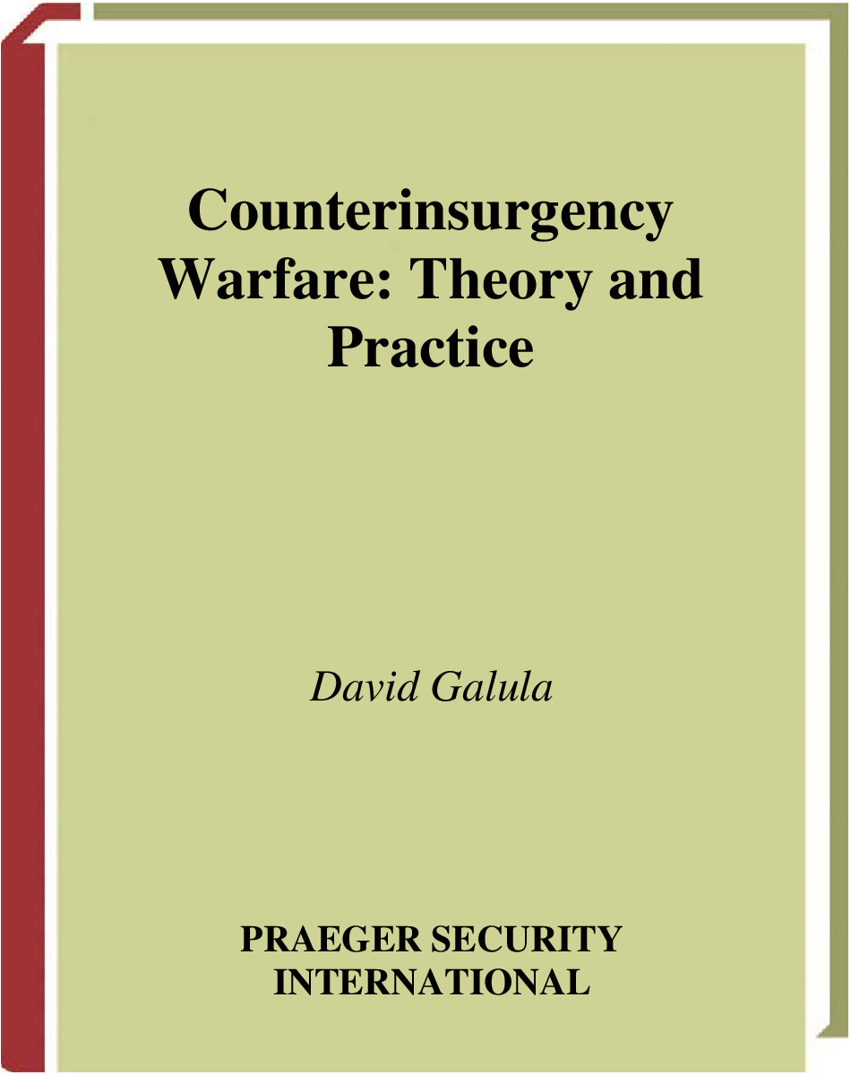 Counterinsurgency Warfare Theory And Practice Final